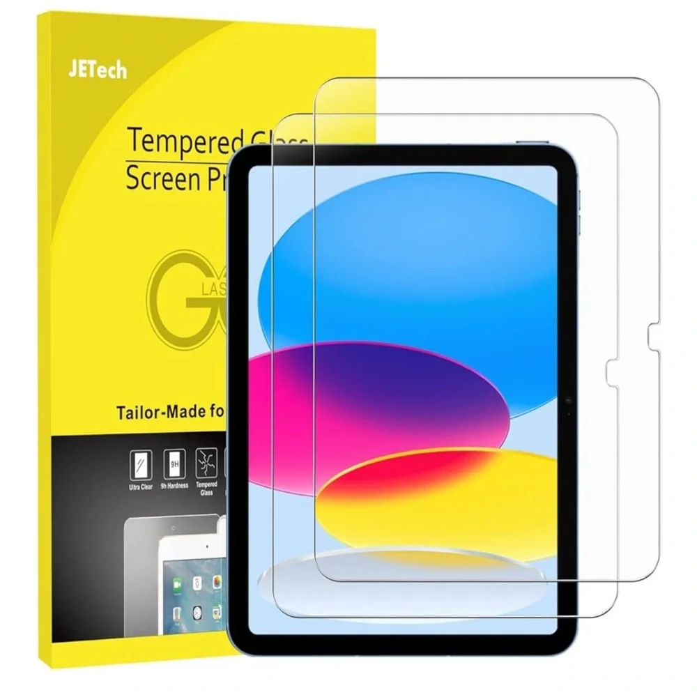 Tempered Glass Screen Protector and Protective Case - I PAD 10 NWT